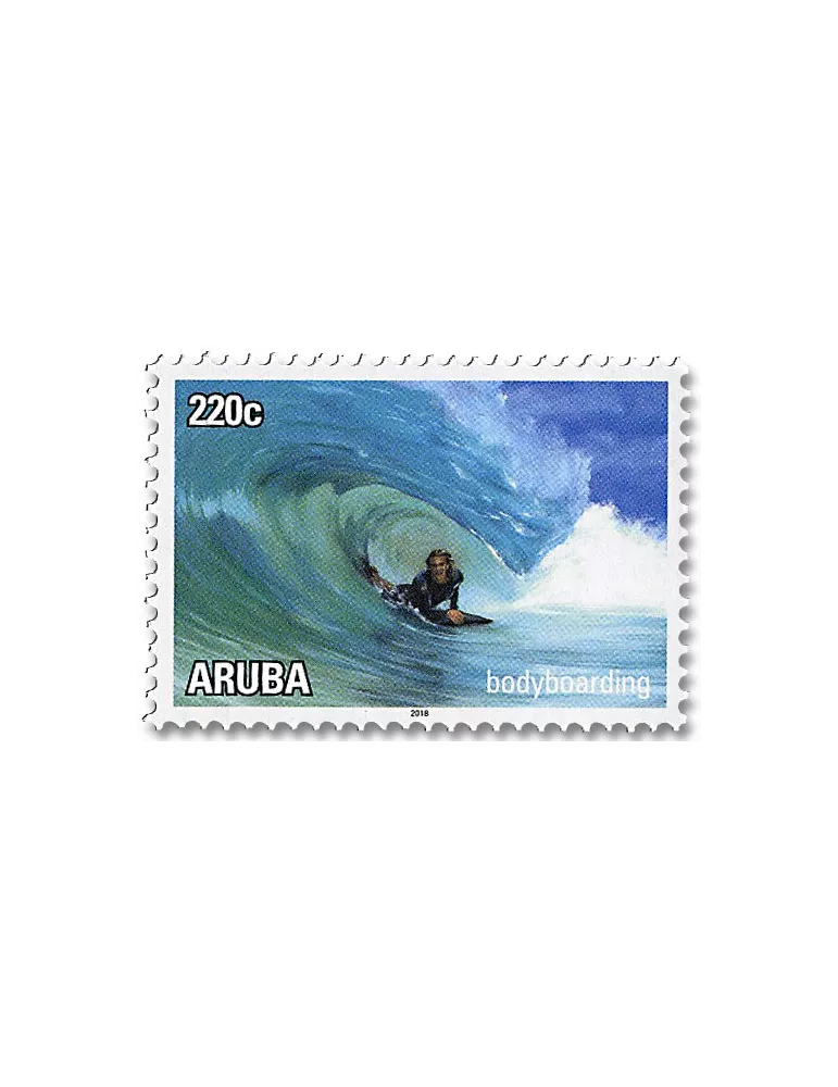 n° 1018/1023 - Timbre ARUBA Poste