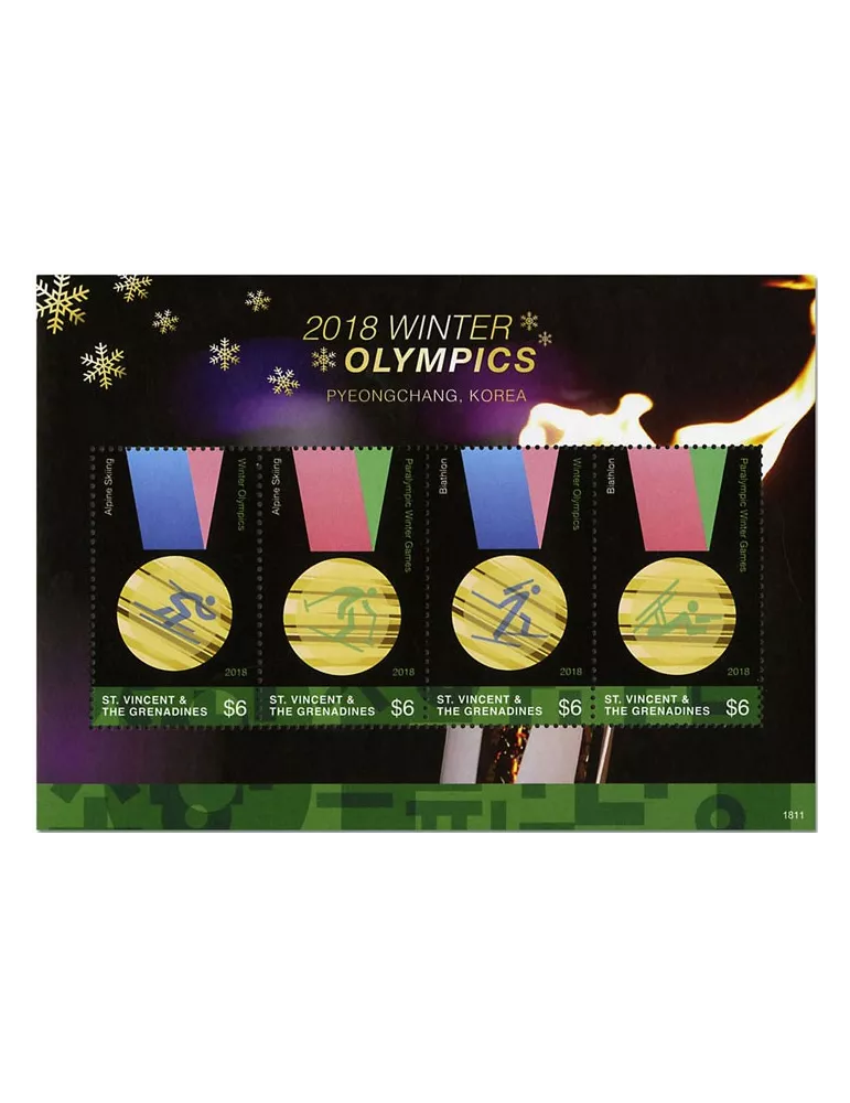 n° 6357/6360 - Timbre SAINT-VINCENT Poste