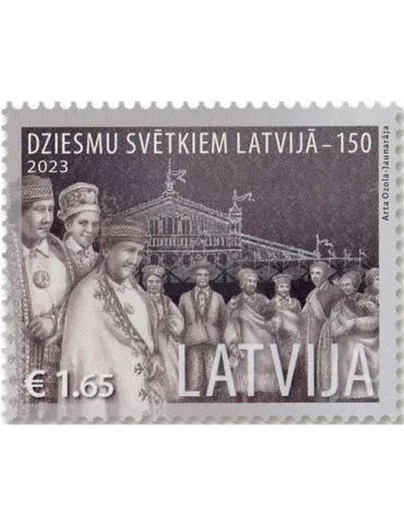 n° 1174/1175 - Timbre LETTONIE Poste