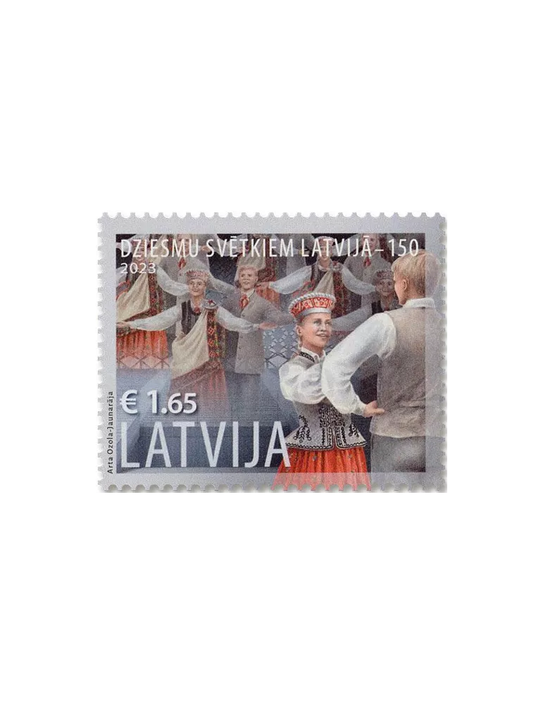 n° 1174/1175 - Timbre LETTONIE Poste