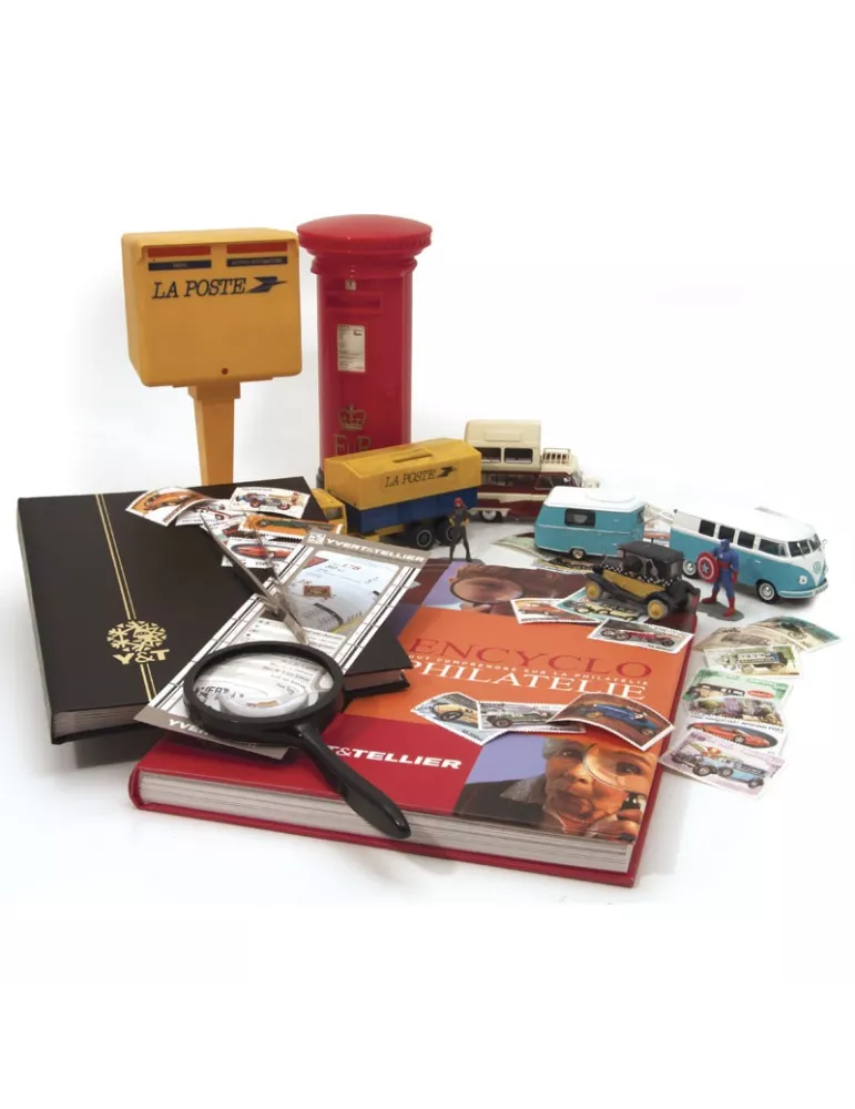 Kit pour les Petits Timbrés (avec Classeur Perfecta - Vert et Encyclophilatélie)