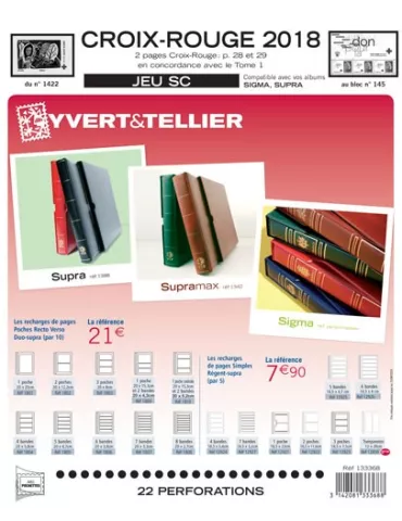 CROIX ROUGE SC : 2017-2018 (JEUX AVEC POCHETTES)