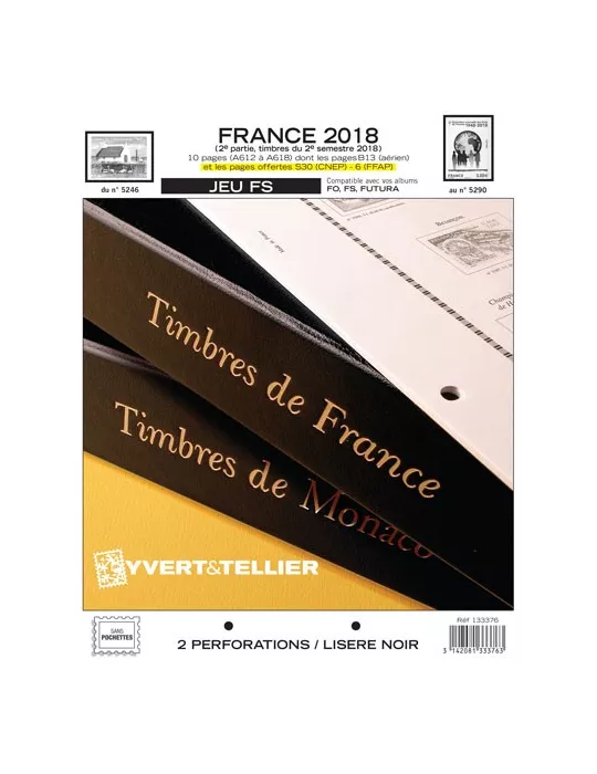 FRANCE FS : 2018 - 2E SEMESTRE (JEUX SANS POCHETTES)