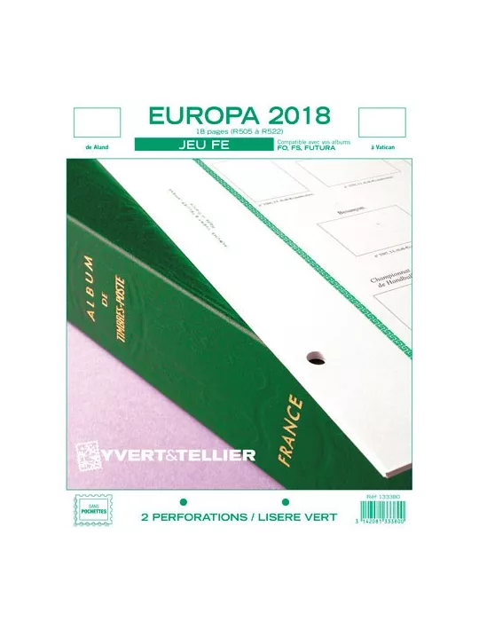EUROPA FE : 2018 (JEUX SANS POCHETTES)