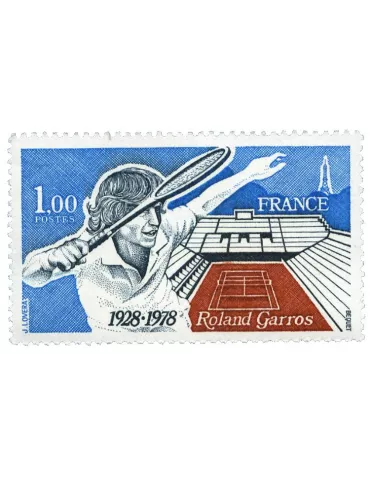 n° 2012a - Timbre France Poste (Gomme tropicale)