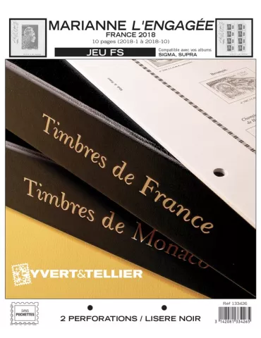 FRANCE FS : 2018 (MARIANNE - L´ENGAGÉE)