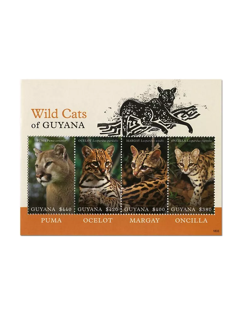 n° 7003/7006 - Timbre GUYANA Poste