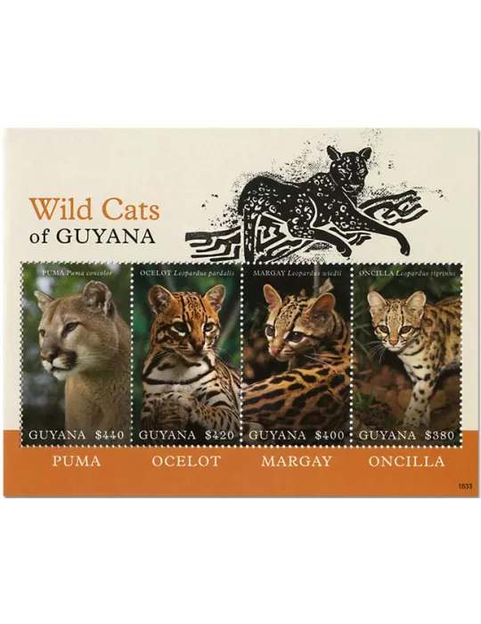 n° 7003/7006 - Timbre GUYANA Poste