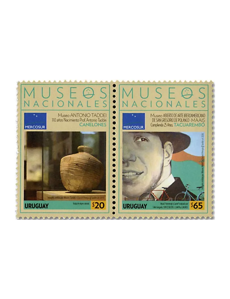 n° 2900/2901 - Timbre URUGUAY Poste
