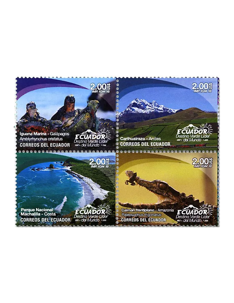 n° 2819/2822 - Timbre EQUATEUR Poste