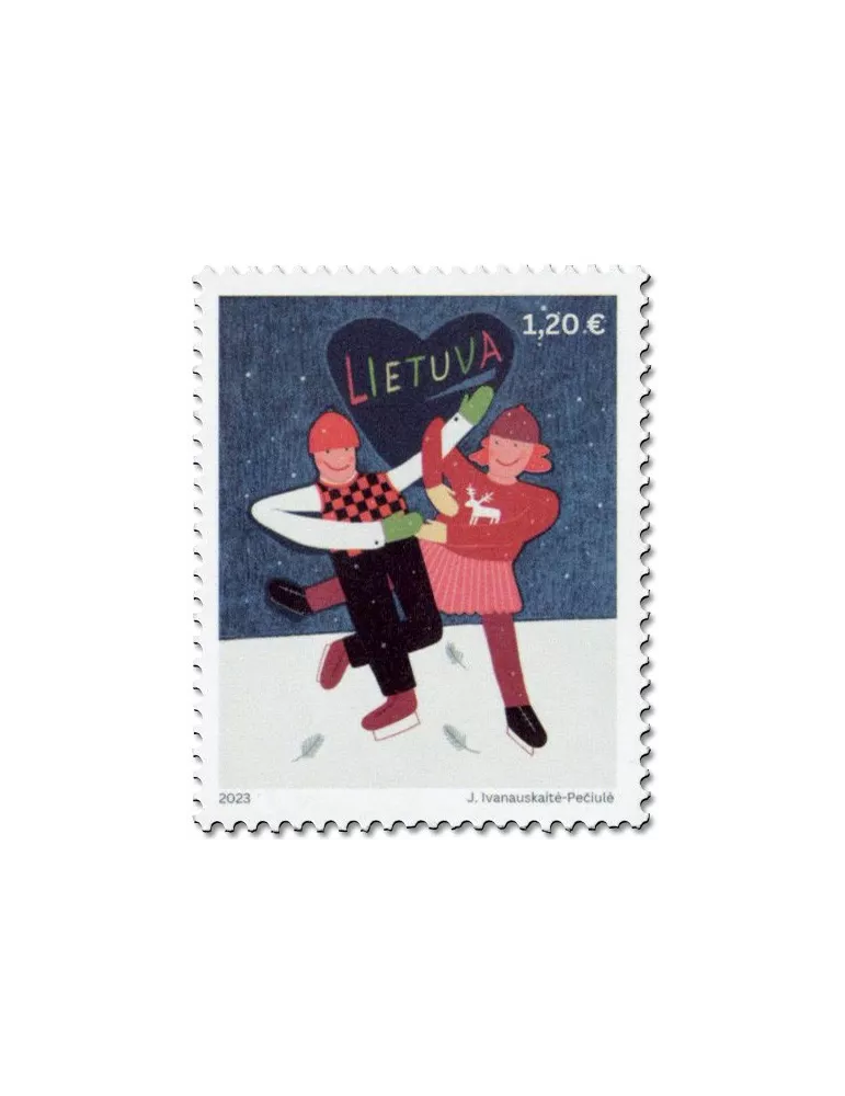 n° 1214/1215 - Timbre LITUANIE Poste