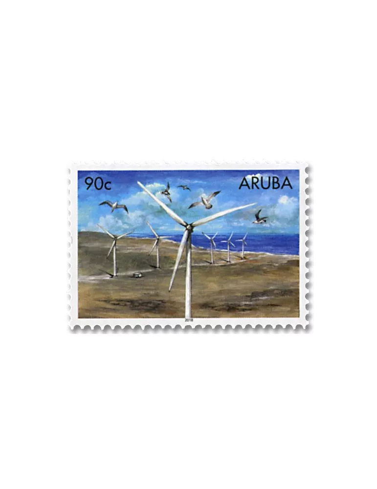 n° 1042/1046 - Timbre ARUBA Poste