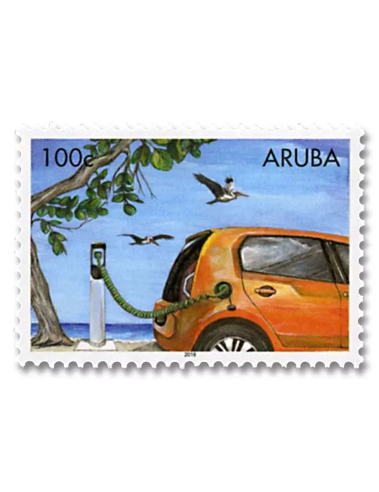 n° 1042/1046 - Timbre ARUBA Poste