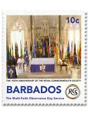 n° 1350/1353 - Timbre BARBADE Poste