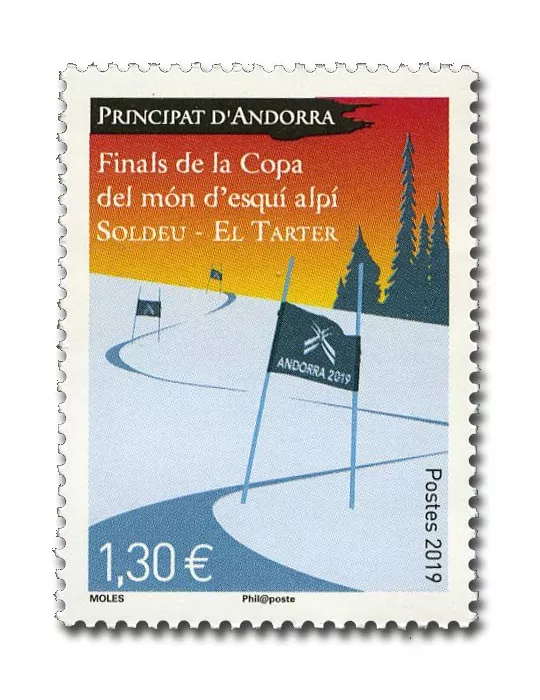 n° 828 - Timbre Andorre Poste