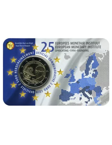 BU : 2 EURO COMMEMORATIVE 2019 : BELGIQUE - 25 ans EMI (Version flamande)