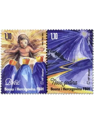 n° 594/595 - Timbre HERCEG-BOSNA Poste