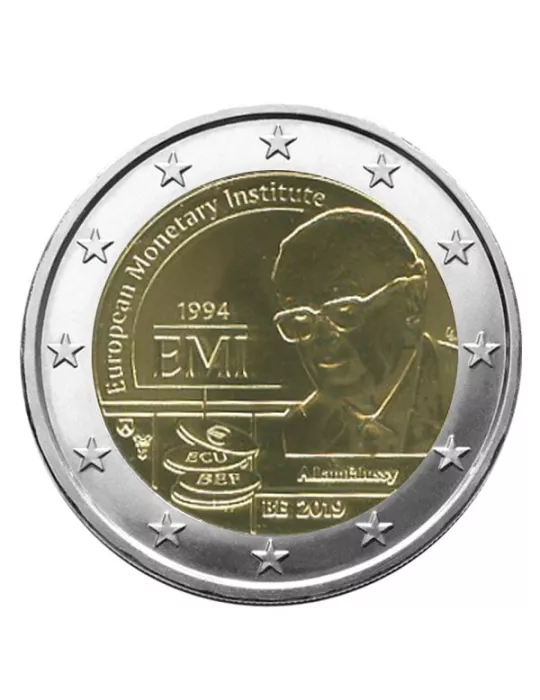 BU : 2 EURO COMMEMORATIVE 2019 : BELGIQUE - 25 ans EMI (Version flamande)