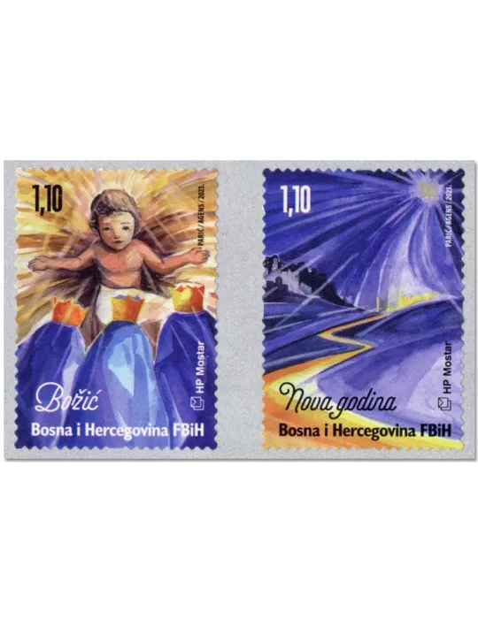 n° 596/597 - Timbre HERCEG-BOSNA Poste