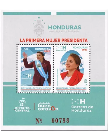 n° 99 - Timbre HONDURAS Blocs et feuillets