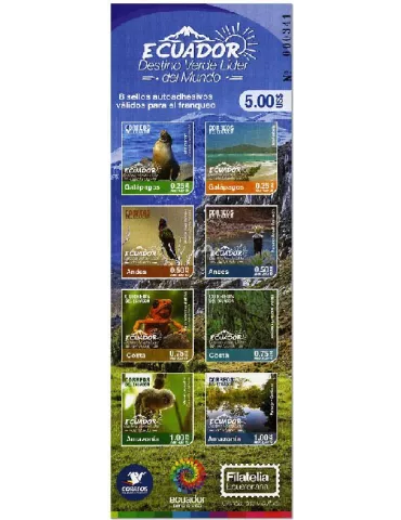 n° 2823/2830 - Timbre EQUATEUR Poste