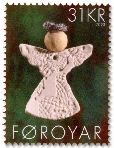 n° 1069/1070 - Timbre ILE FEROE Poste 2