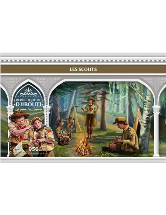 n° 308 - Timbre DJIBOUTI Blocs et feuillets