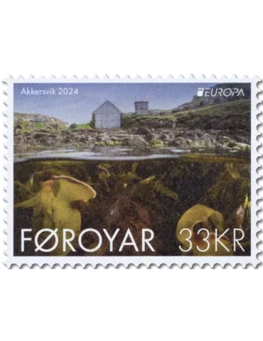 n° 1083/1084 - Timbre ILE FEROE Poste 2