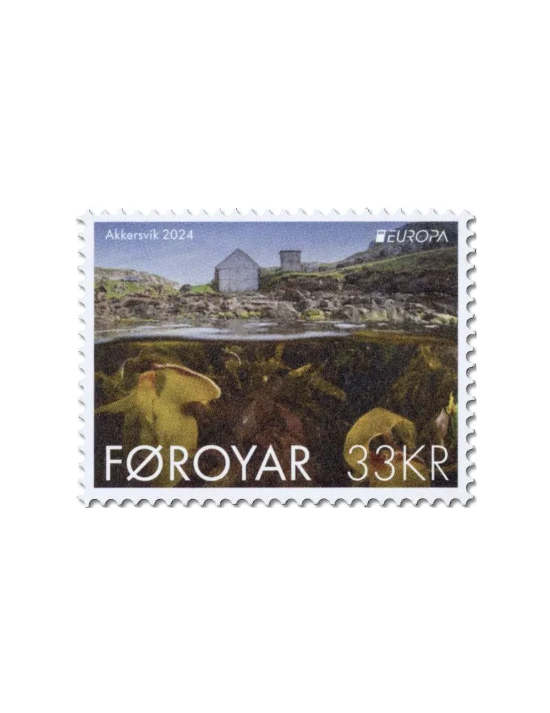 n° 1083/1084 - Timbre ILE FEROE Poste