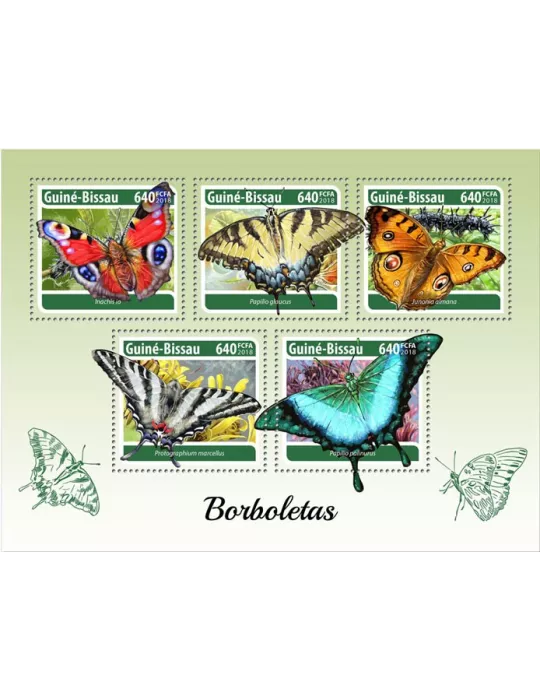 n° 7487/7491 - Timbre GUINÉE-BISSAU Poste