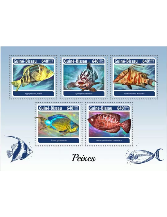 n° 7492/7496 - Timbre GUINÉE-BISSAU Poste