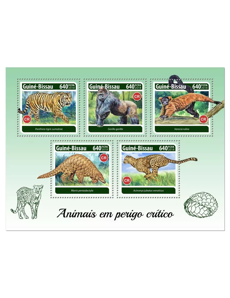 n° 7507/7511 - Timbre GUINÉE-BISSAU Poste