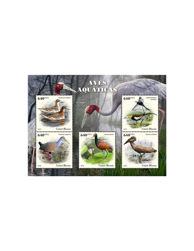 n° 7597/7601 - Timbre GUINÉE-BISSAU Poste