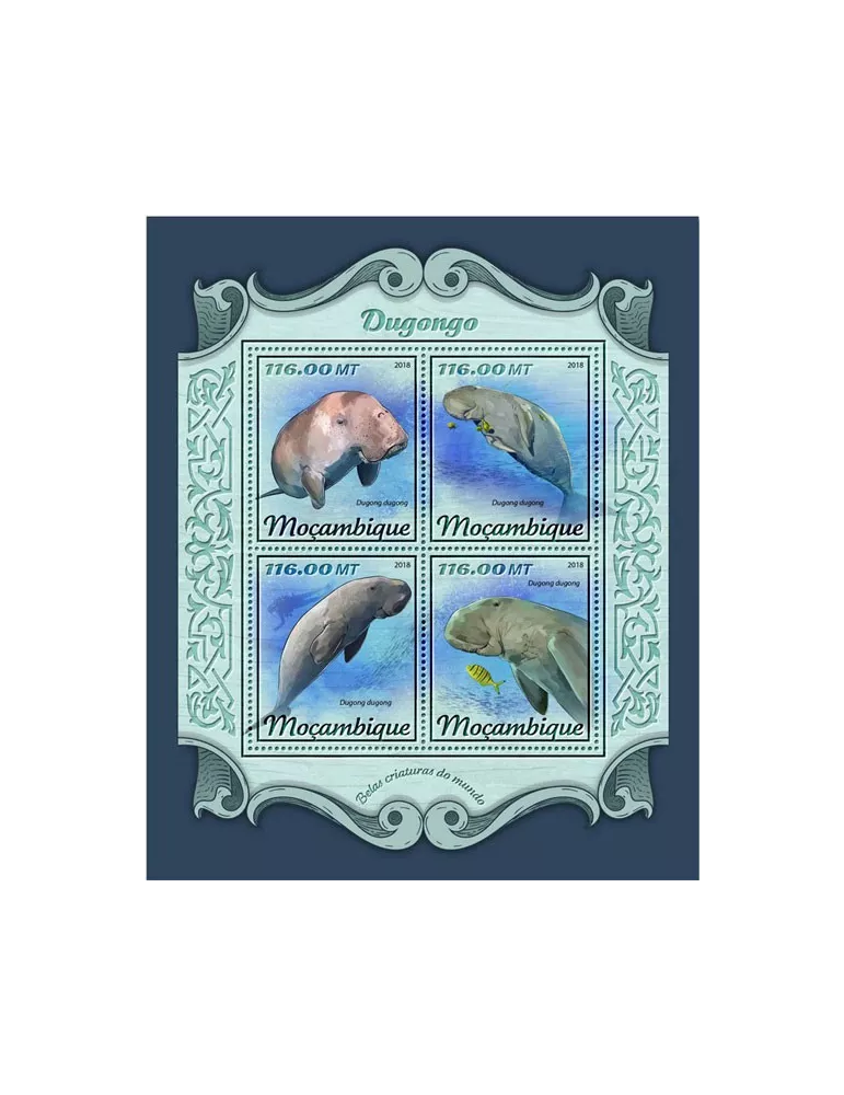 n° 7666/7669 - Timbre MOZAMBIQUE Poste