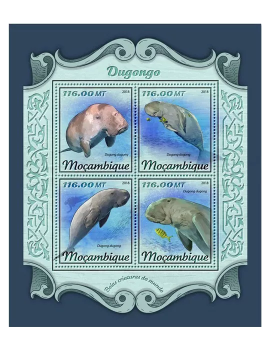 n° 7666/7669 - Timbre MOZAMBIQUE Poste