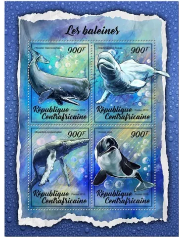 n° 5401/5404 - Timbre CENTRAFRIQUE Poste