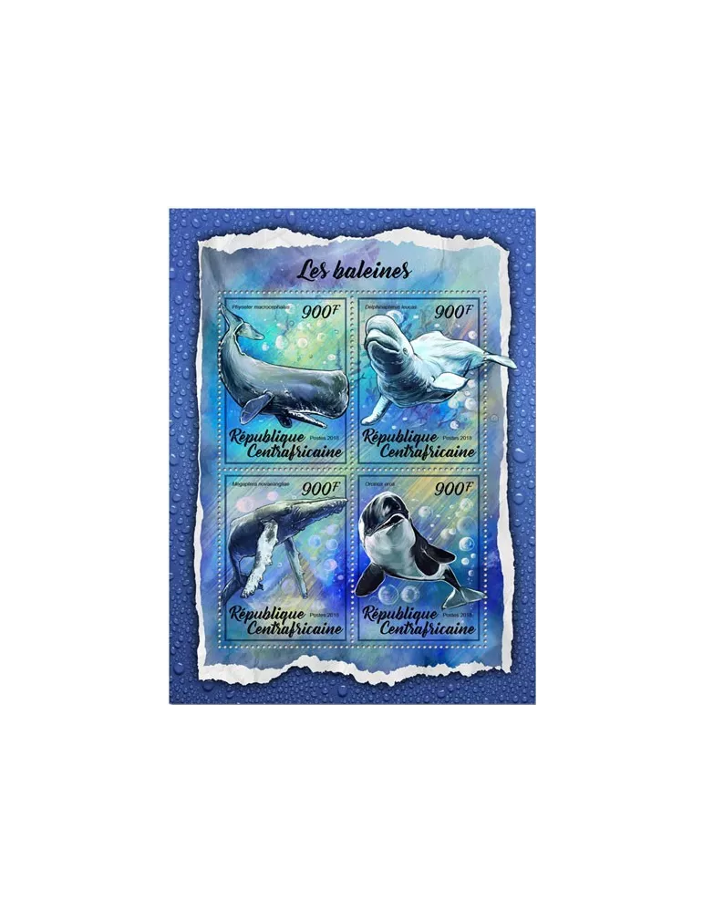 n° 5401/5404 - Timbre CENTRAFRIQUE Poste