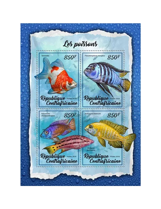 n° 5405/5408 - Timbre CENTRAFRIQUE Poste