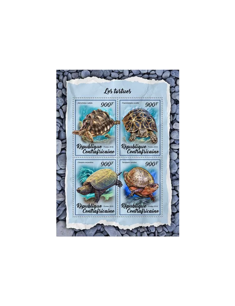 n° 5409/5412 - Timbre CENTRAFRIQUE Poste