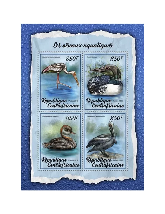 n° 5413/5416 - Timbre CENTRAFRIQUE Poste