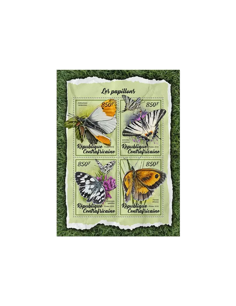 n° 5421/5424 - Timbre CENTRAFRIQUE Poste