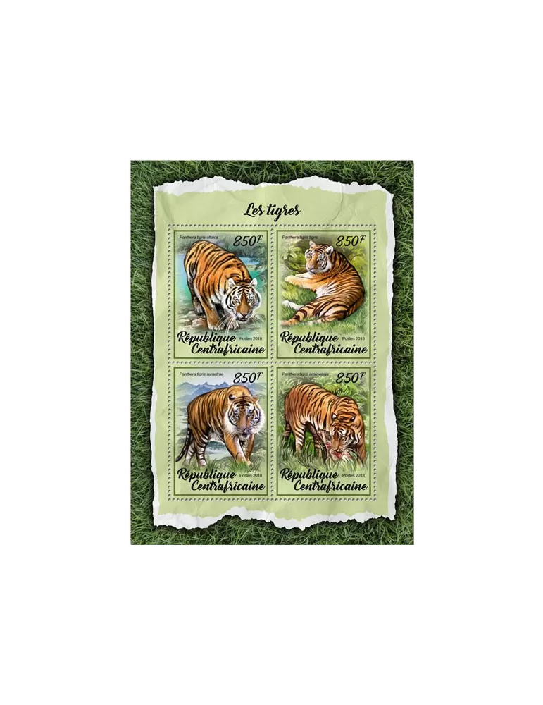 n° 5429/5432 - Timbre CENTRAFRIQUE Poste