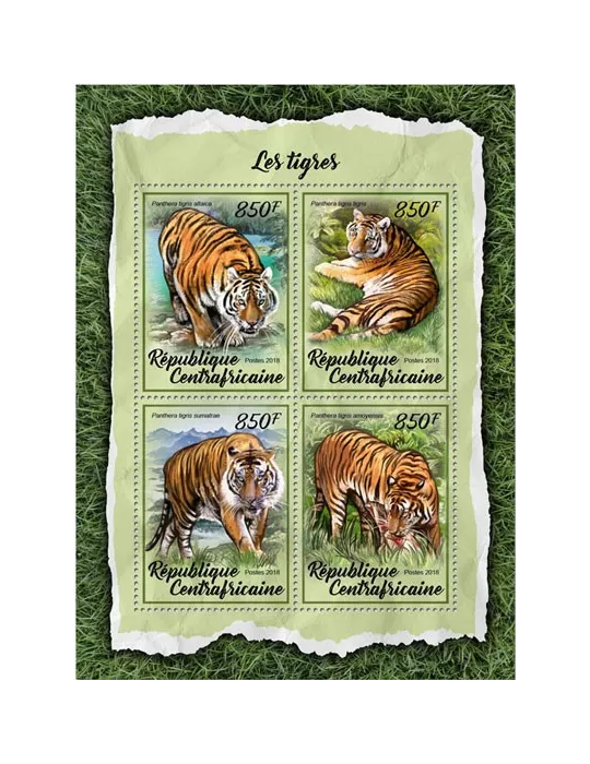 n° 5429/5432 - Timbre CENTRAFRIQUE Poste