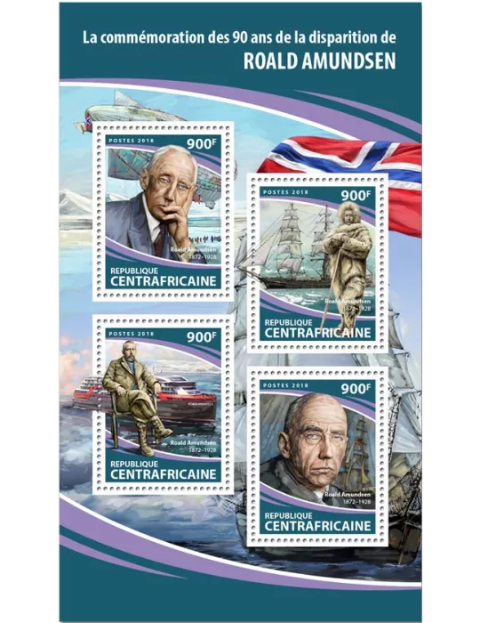 n° 5453/5456 - Timbre CENTRAFRIQUE Poste