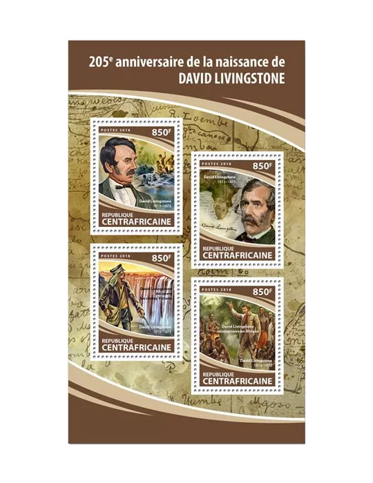 n° 5457/5460 - Timbre CENTRAFRIQUE Poste