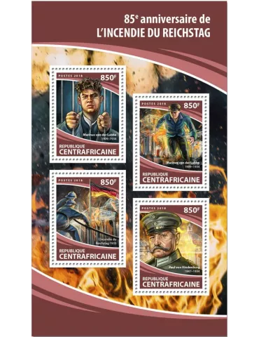 n° 5465/5468 - Timbre CENTRAFRIQUE Poste