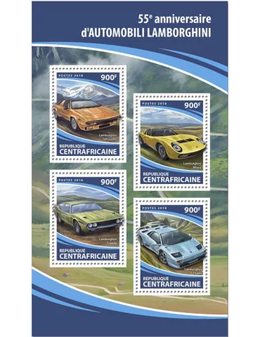 n° 5485/5488 - Timbre CENTRAFRIQUE Poste