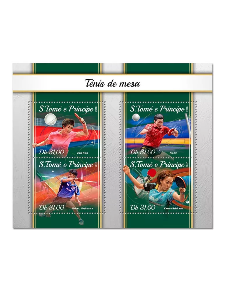 n° 5993/5996 - Timbre SAINT-THOMAS ET PRINCE Poste