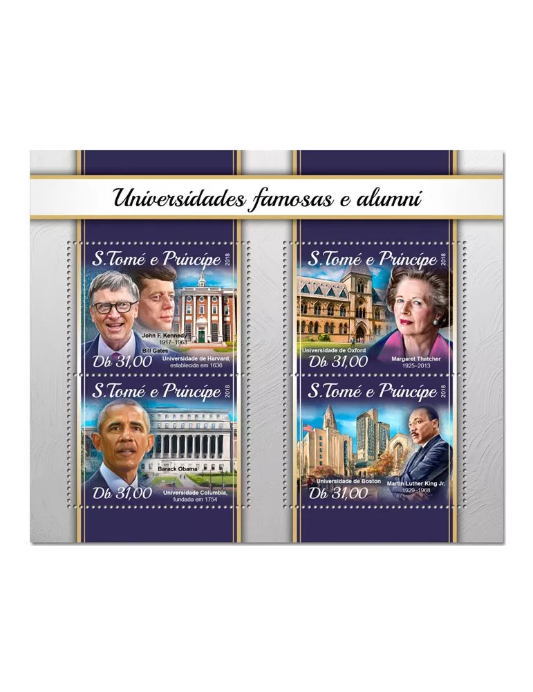 n° 6065/6068 - Timbre SAINT-THOMAS ET PRINCE Poste