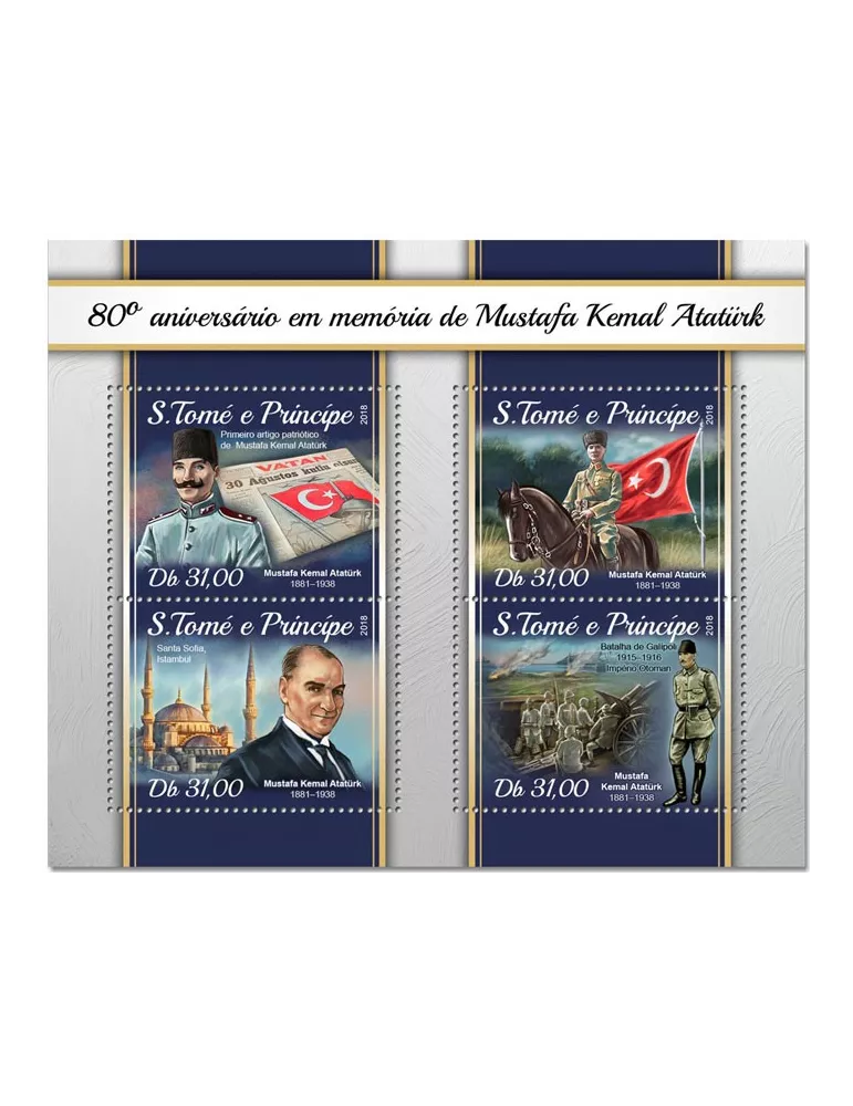 n° 6069/6072 - Timbre SAINT-THOMAS ET PRINCE Poste